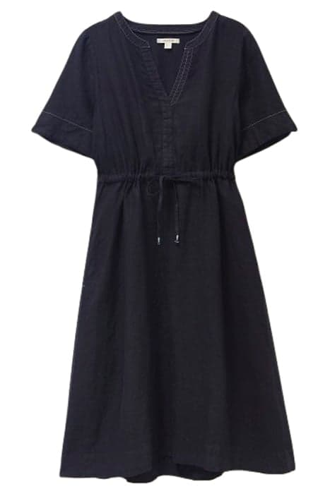 FERNE LINEN DRESS DARK NAVY by White Stuff