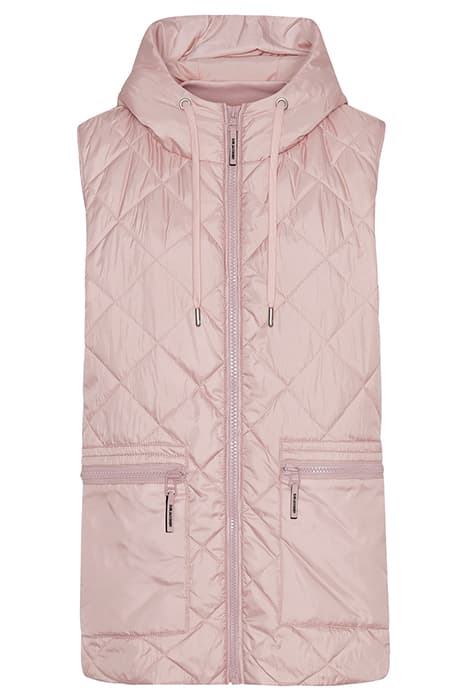 10 AERIAL04 PADDED SHORT VEST PALE PINK by ILSE JACOBSEN HORNBÆK