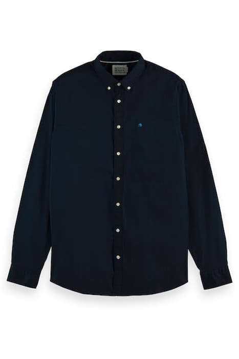 ESSENTIALS - ORGANIC OXFORD REGULAR FIT SHIRT NIGHT by Scotch & Soda