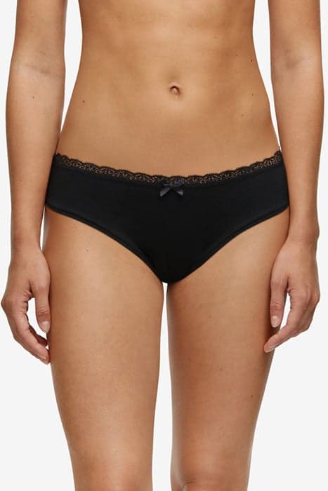 UW BO. THONG FLOOR STRING BLACK by Livera