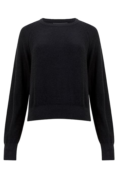 SUPERSOFT DOUBLE RAGLAN CREW CHARCOAL MEL by French Connection