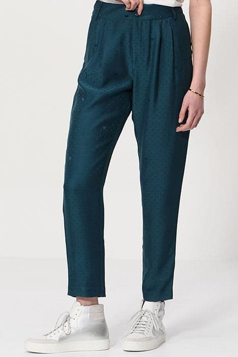 Pantalon de costume sea green à pois et cœurs I.Code by ICODE