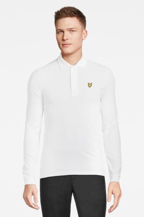 LS POLO SHIRT WHITE by Lyle & Scott