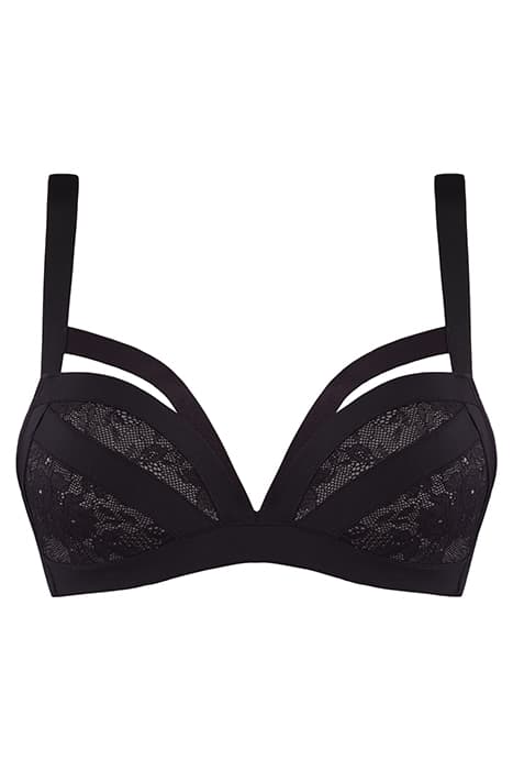 WING POWER BLACK LACE AND GREY by Marlies Dekkers