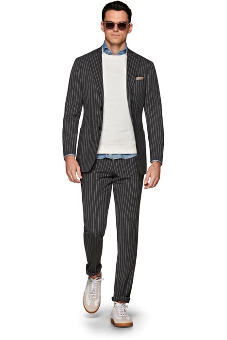 Dark Grey Soho Trousers by Suitsupply