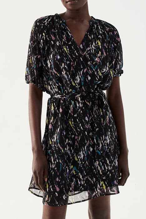 COLOURFUL PRINT RECYCLED SHORT DRESS by IKKS