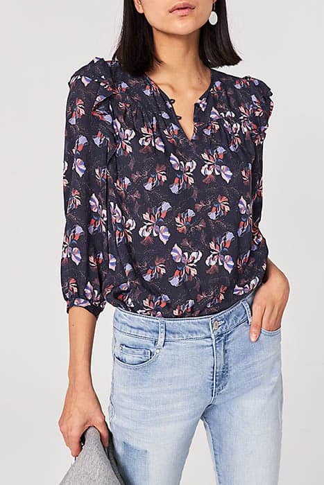 Blouse viscose Ecovero® motif floral volant épaules femme by IKKS