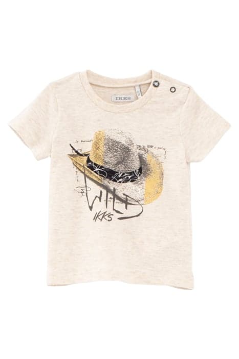 Tee-shirt beige clair visuel chapeau bébé garçon by IKKS