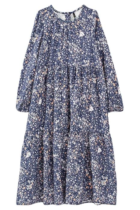 Robe longue navy Ecovero® à imprimé fleurs fille by IKKS