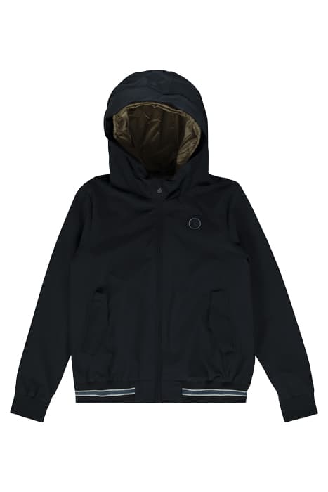 Blouson navy recyclé à double capuche garçon by IKKS