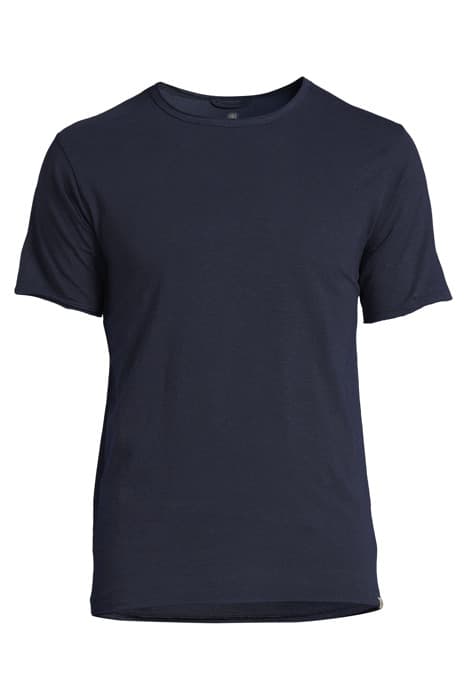 BASIC ROUND NECK TEE SLUB JERSEY DK. NAVY by Dstrezzed