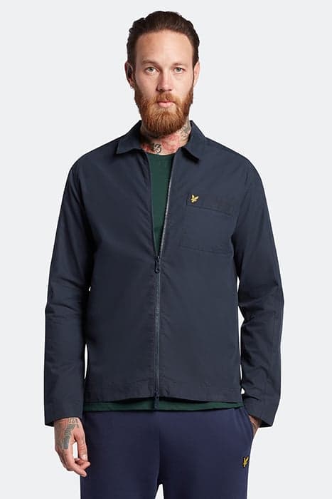 OTTOMAN POCKET OVERSHIRT DARK NAVY by Lyle & Scott