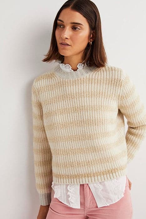 TINSEL STRIPE JUMPER IVO by Boden