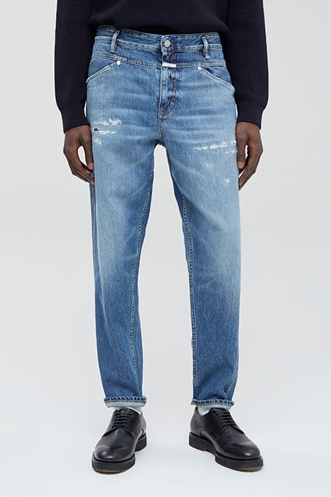 CLOSED MEN X-LENT TAPERED JEANS MID BLUE by Closed