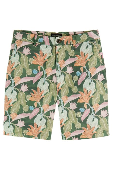 STUART - PRINTED COTTON-BLEND CHINO SHORTS COMBO A by Scotch & Soda