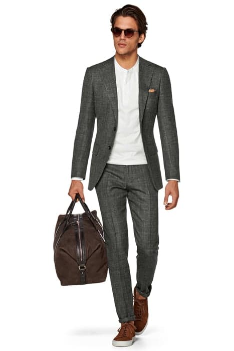 Dark Green Lazio Suit by Suitsupply