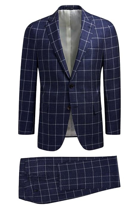 Navy Checked Sienna Suit by Suitsupply