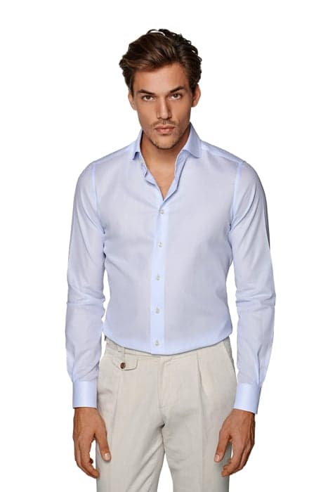 Light Blue Giro Inglese Extra Slim Fit Shirt by Suitsupply