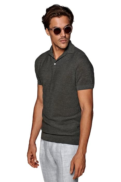 DARK GREEN POLO SHIRT by Suitsupply