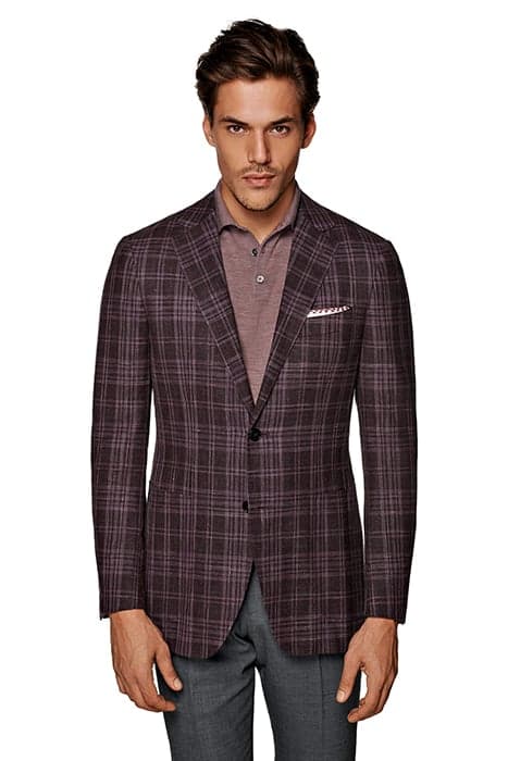 PURPLE CHECKED HAVANA BLAZER by Suitsupply