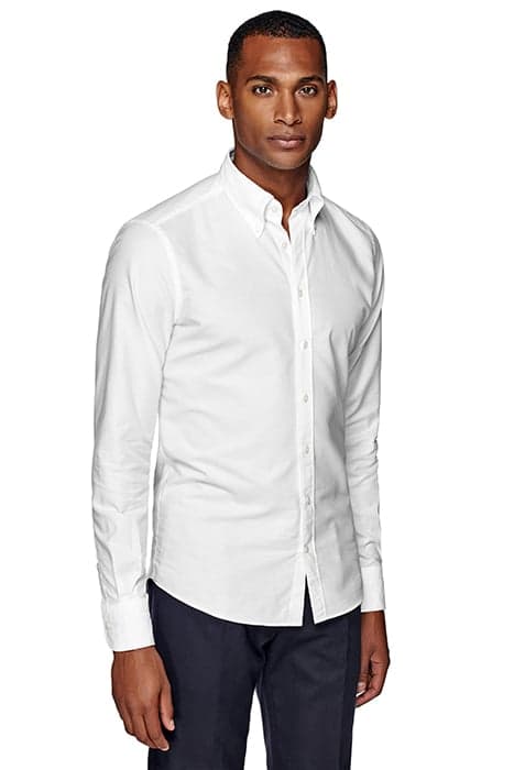 WHITE WASHED OXFORD SLIM FIT SHIRT by Suitsupply