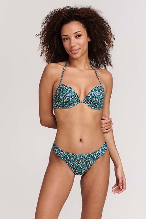 LADIES LUCA BIKINI SET TROPICAL TIGER TROPIC GREEN by Shiwi