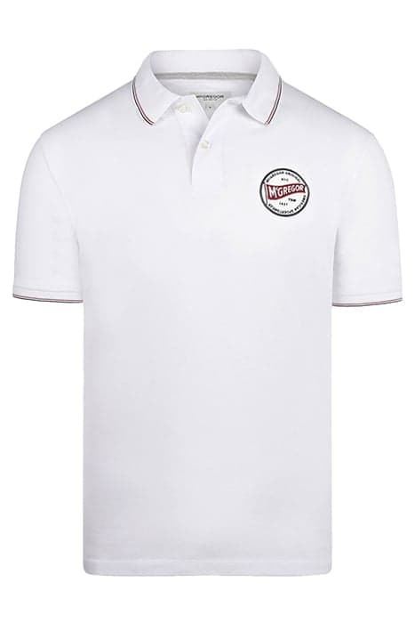 TIPPING POLO WITH BADGE RF WHITE by McGregor