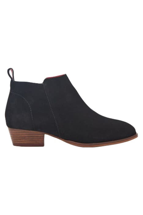 WILLOW SUEDE ANKLE BOOT PURE BLK by White Stuff