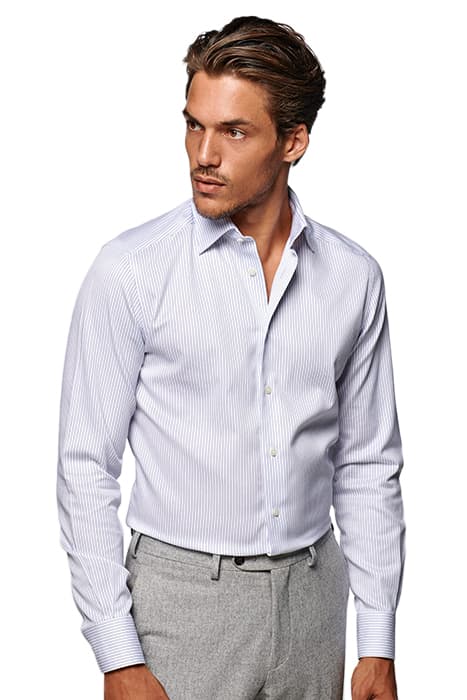 White Striped Slim Fit Shirt by Suitsupply