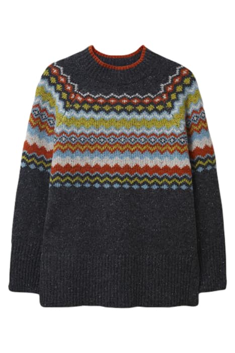 FROSTY FJORD JUMPER GREY MLT by White Stuff