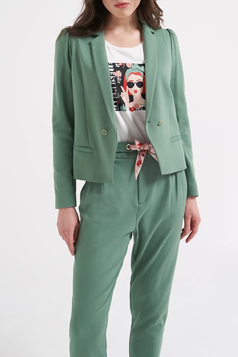 ALMOND GREEN SUIT JACKET by ICODE