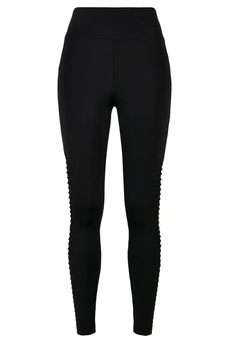 LADIES HIGHWAIST BIKER TECH MESH LEGGINGS BLACK by Urban Classics