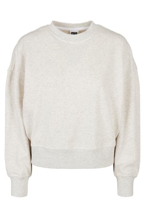 LADIES OVERSIZED RAINBOW CREWNECK LIGHTGREY by Urban Classics