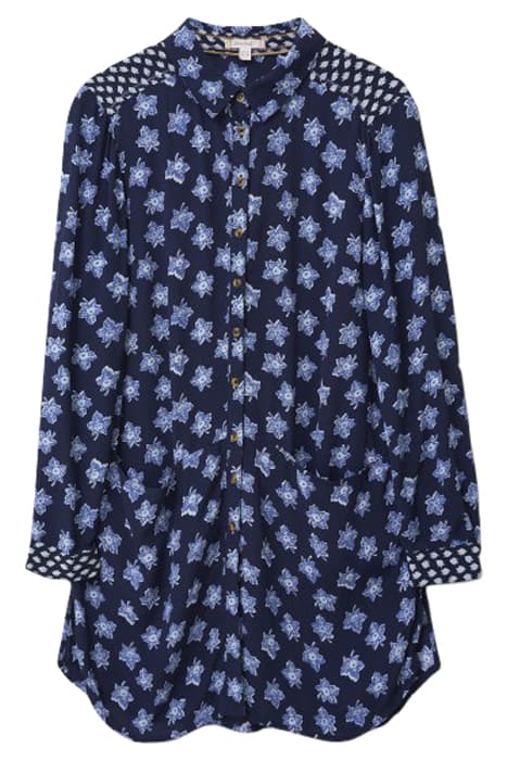 DANIKA SHIRT TUNIC NAVY MULTI by White Stuff