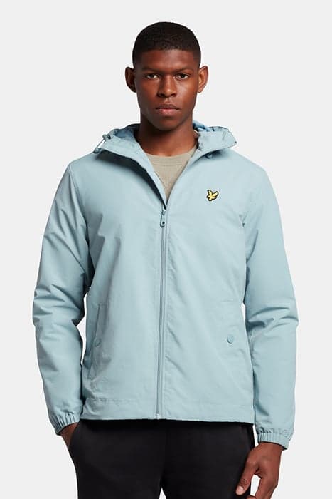 ZIP THROUGH HOODED JACKET W700 AWAY BLUE by Lyle & Scott