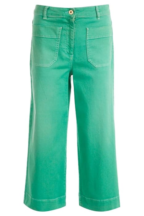 HIGH WAIST WIDE STRAIGHT LEG GREEN by River Woods