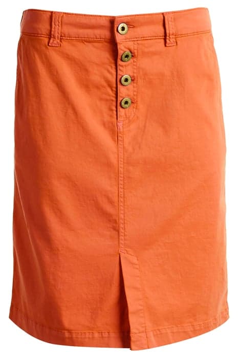 REG WAIST KNEELENGTH SKIRT ORANGE by River Woods