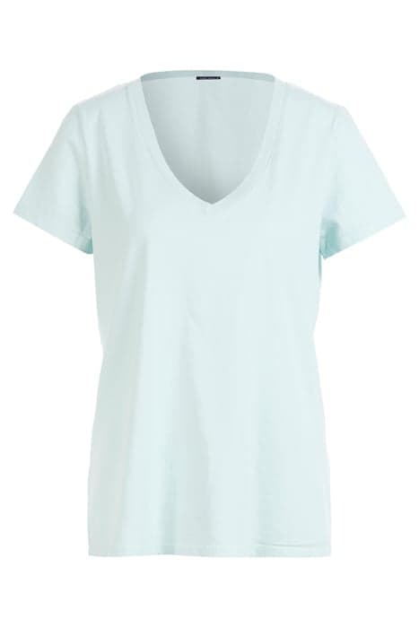 VNECK BASE SHSL GREEN by River Woods