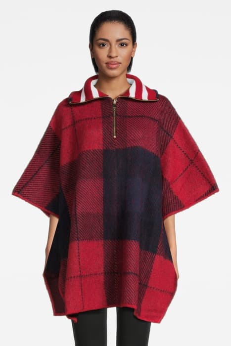 ICON ZIPPER CHECK CA RED by Tommy Hilfiger