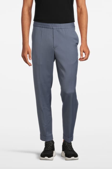 M. TERRY CROPPED TROUSER BLUE GREY by Filippa K