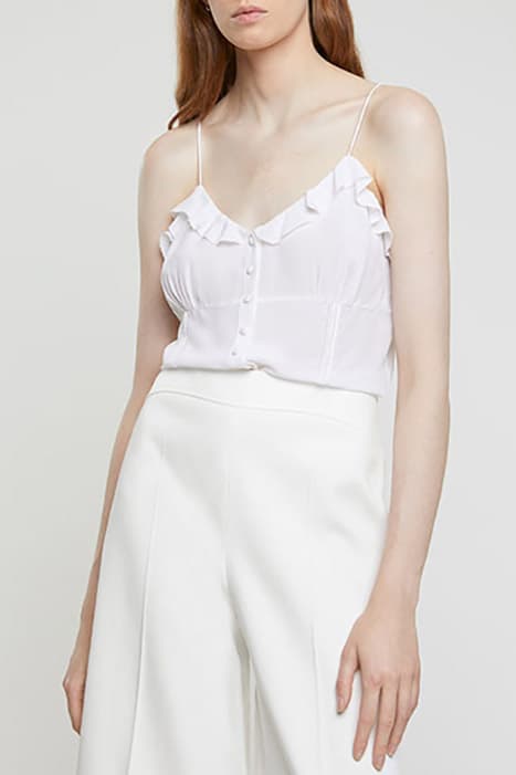 TOP BLANC CASSE by Paule Ka