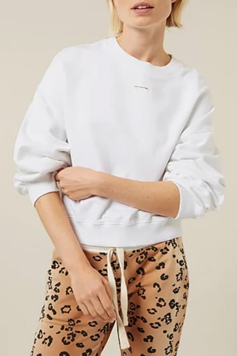 CROPPED EASY SWEATER WHITE by 10DAYS