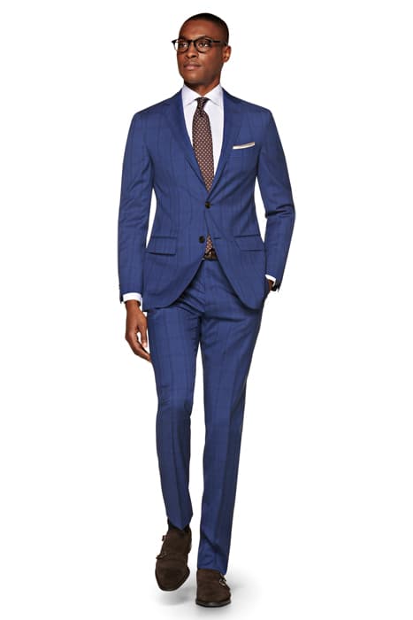 LIGHT BLUE CHECKED SIENNA SUIT by Suitsupply