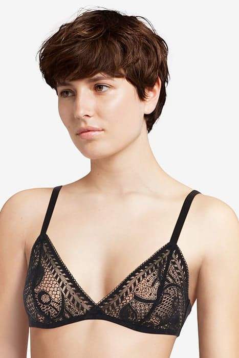 MINDSET - WIREFREE TRIANGLE BRA BLACK by Passionata