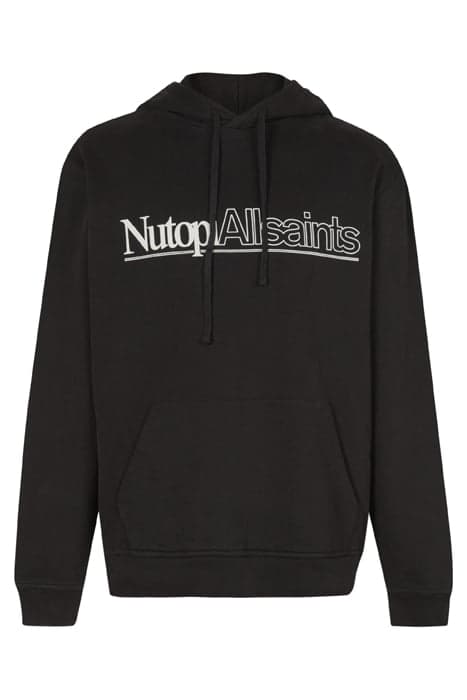 TOPIA OTH HOODY JET BLK/OPTIC WHT by AllSaints