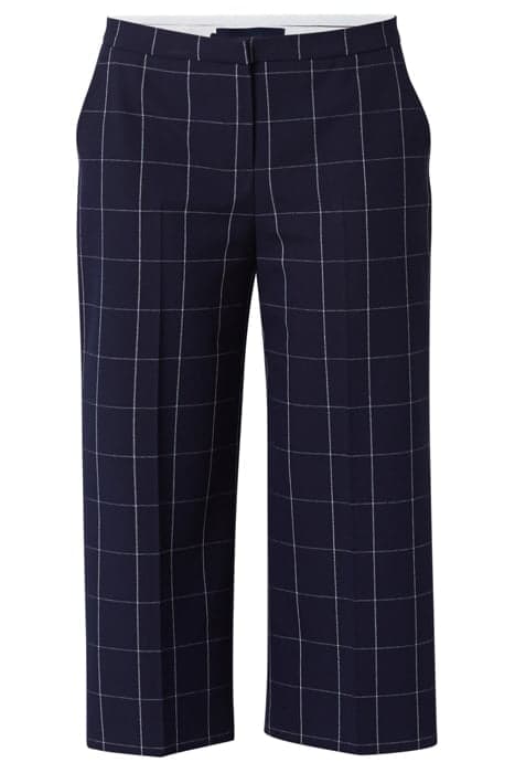 ROSANNA NAVY CHECK CROP TROUSER by Helen McAlinden