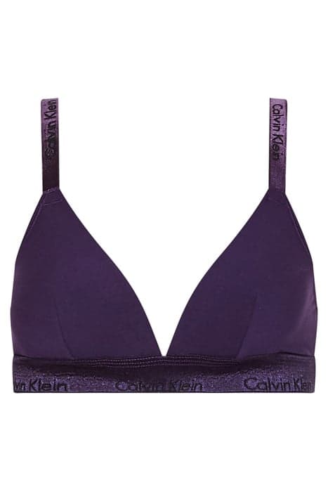 UNLINED BRALETTE, VJT LIBERTY PURPLE by Calvin Klein