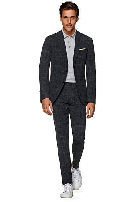 MID GREY CHECKED LAZIO SUIT by Suitsupply