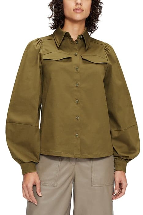 DAMARII UTILITY SHIRT KHAKI by Ted Baker