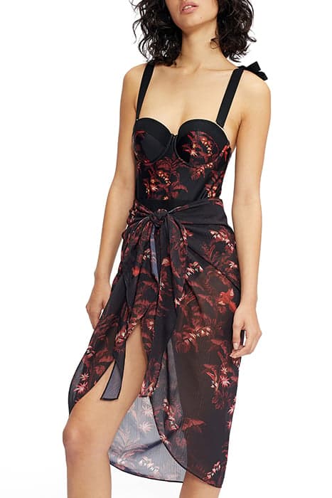 RAYELLE PRINTED SARONG BLACK by Ted Baker